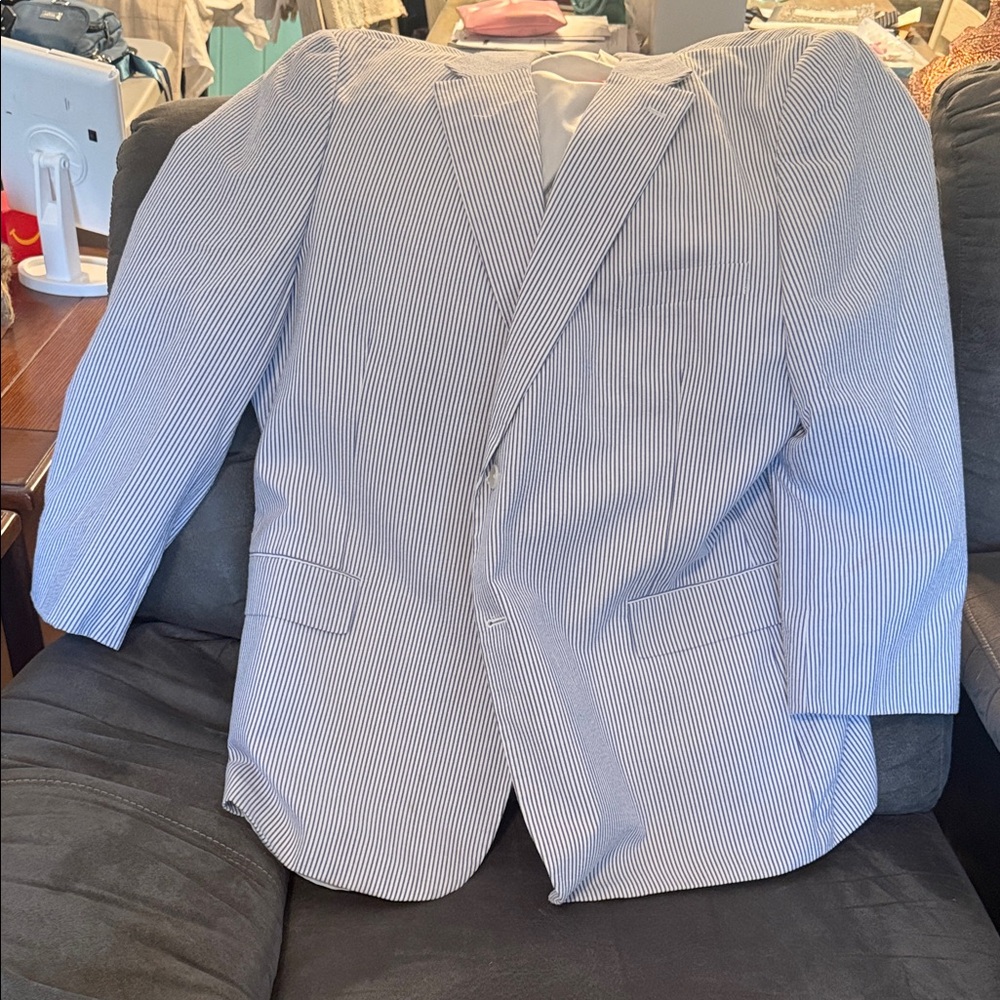Classic Striped Men's Blazer